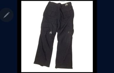 SECTION Men’s Black Snowboarding Ski Pants Size Large Waterproof Cargo