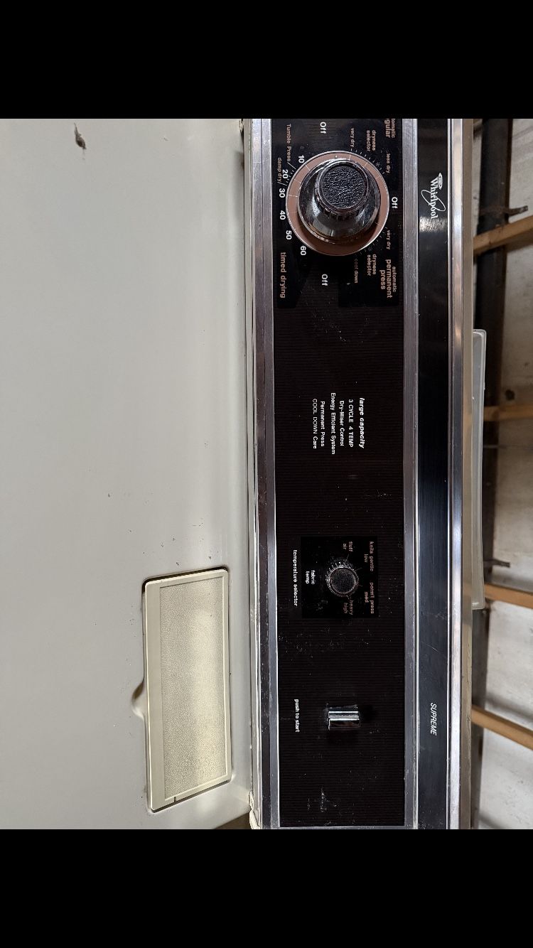 Dryer Whirlpool Electric Supreme