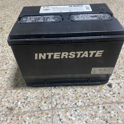 Used Interstate automotive Car battery.  Size 78