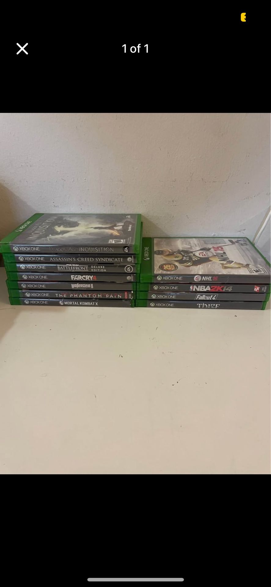 Xbox One Games - Read Description