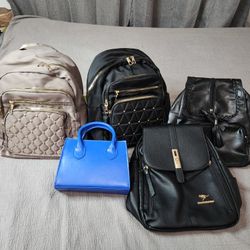Bags Backpacks 5 Pieces For Women 