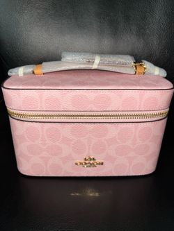 NEW COACH POWDER PINK COSMETIC CASE
