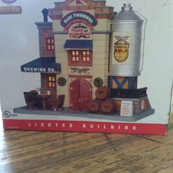 Lemax Collectible Olde Firehouse Pizza & Brewery 