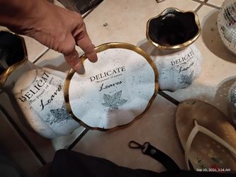 ceramic gold trim collectible