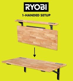 RYOBI
RYOBI Stowaway Wall Mounted Folding&nbsp;Workbench Table