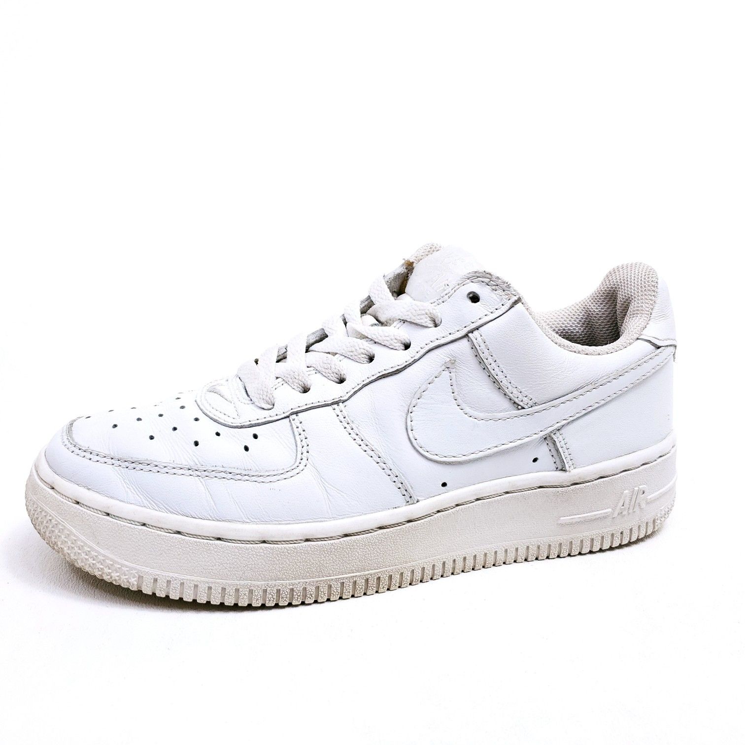 Nike Air Force 1 Low, Youth Size 4 5, Womens Size 6, Leather, White, $30!