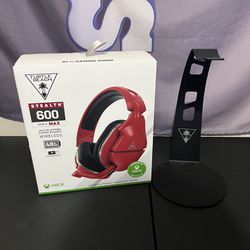 Turtle Beach Stealth 600 Gen 2 MAX Wireless Gaming Headset for PlayStation4/5/Nintendo Switch/PC-Red