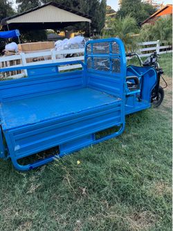 Electric cargo truck trike