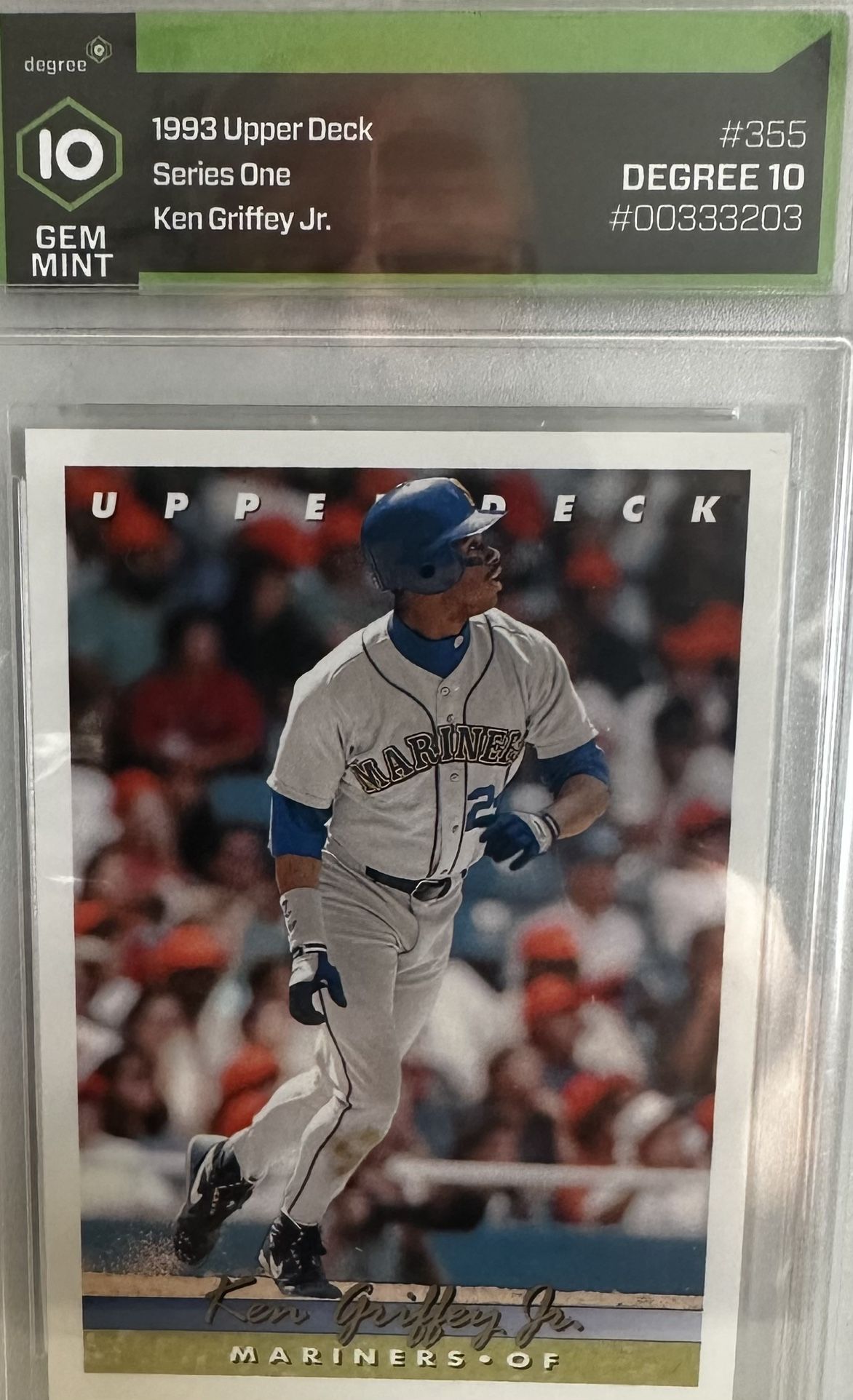 Griffey Jr 1993 Upper Deck Baseball Card