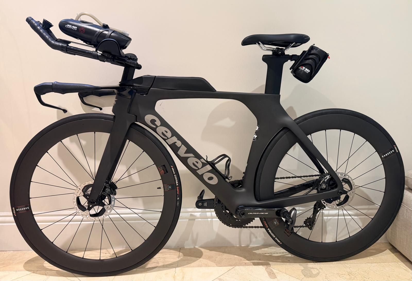 2024 Cervelo P5 Di2 Shimano Dura Ace Black Size 51  Favero Duo Power meter