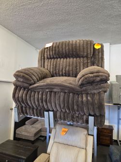 Brand New Oversize Manual Recliner Jumbo Corduroy Brown $349
