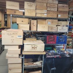 Wooden Wine Boxes $10 Each