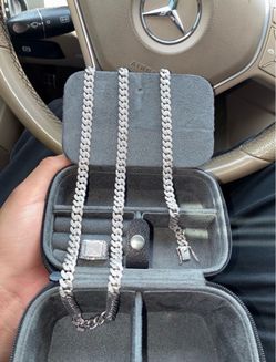 Diamond Cuban Link Chain, Bracelet & Ring