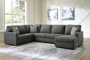 Ready to use! Gray Sectional Couch