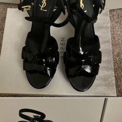 YSL Black Stilettos 