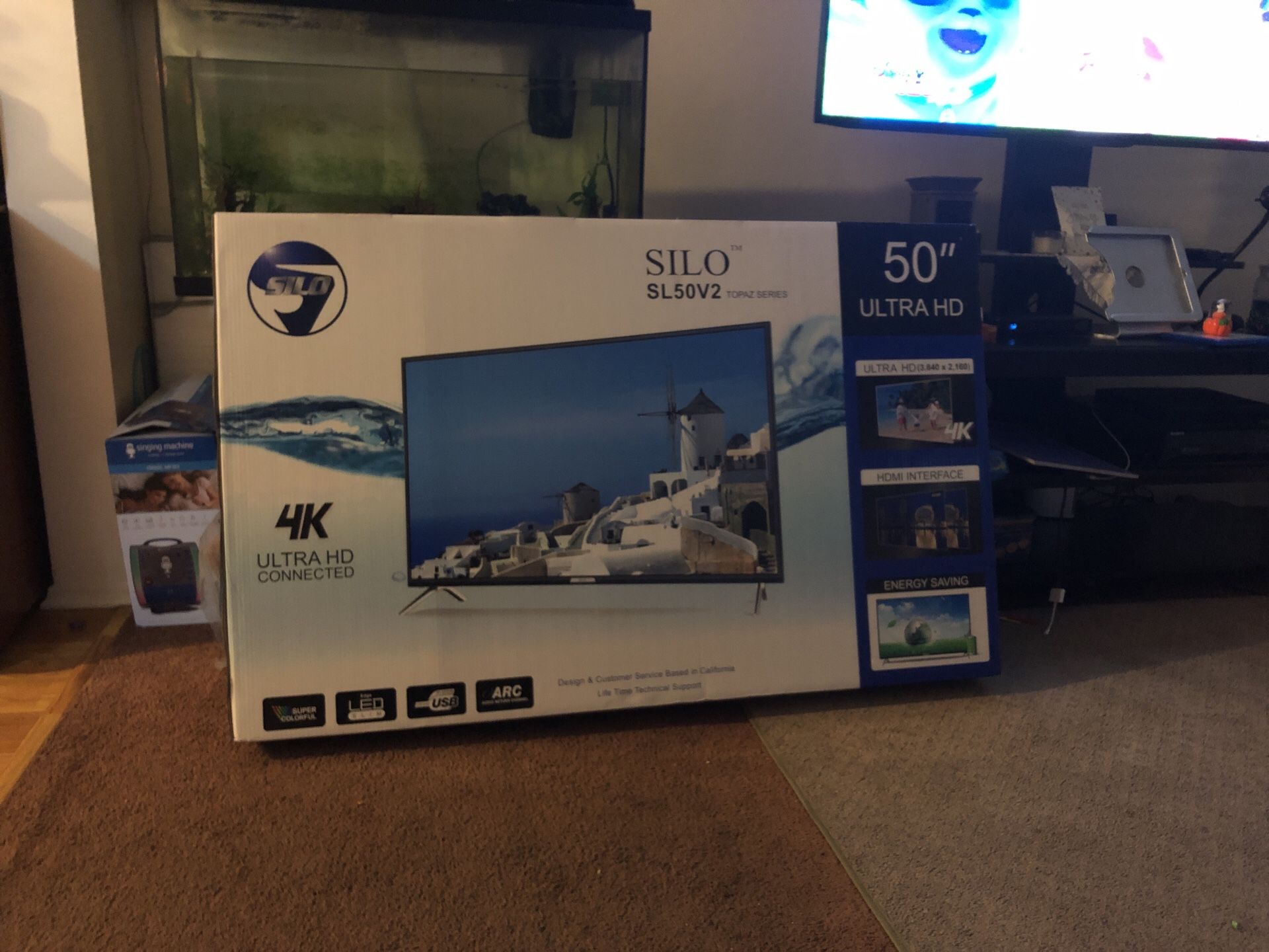 50” ultra hd silo 4K tv New