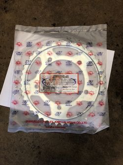 REAR SPROCKET 525 PITCH 45 TOOTH KAWASAKI SUZUKI TRIUMPH