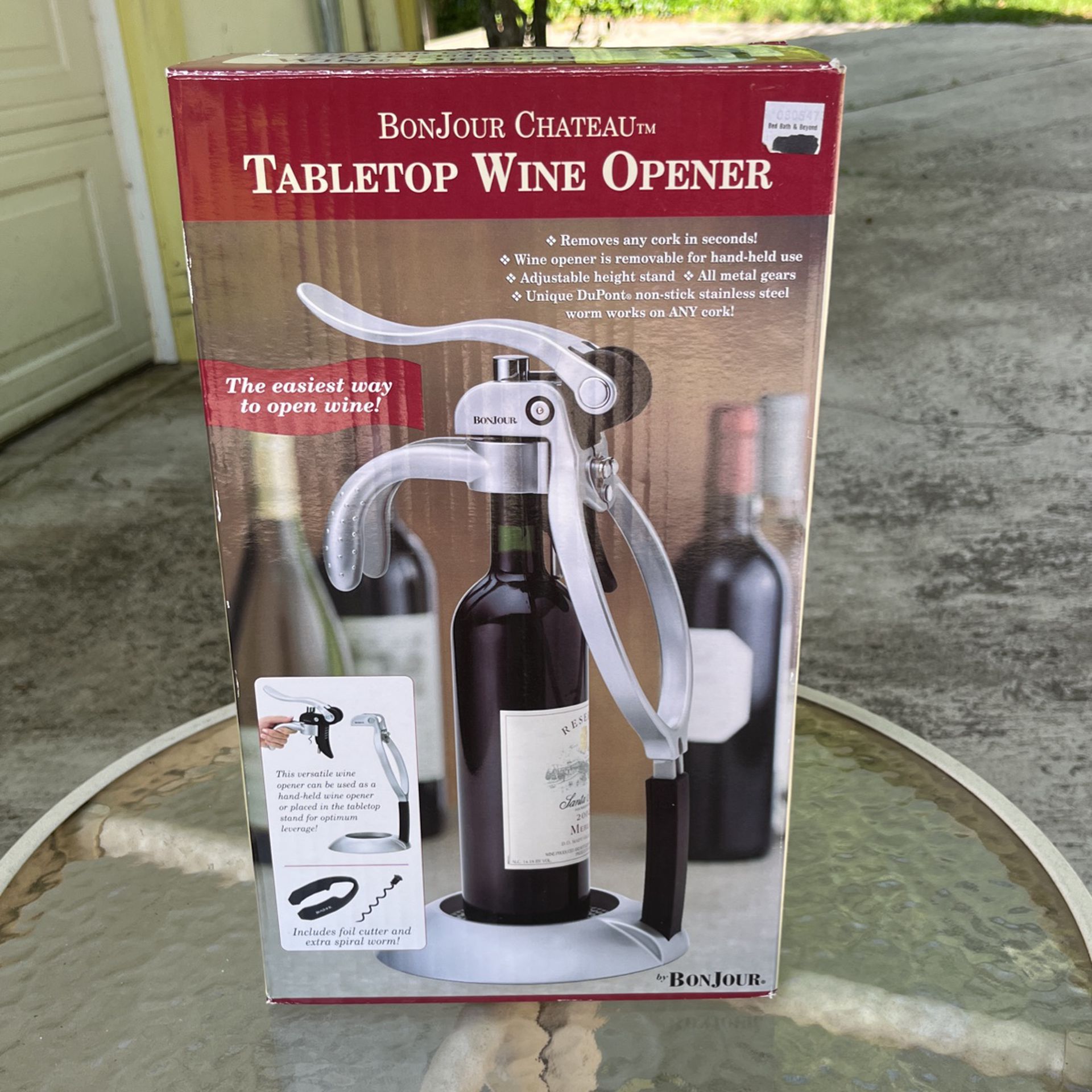 Tabletop Wine Opener