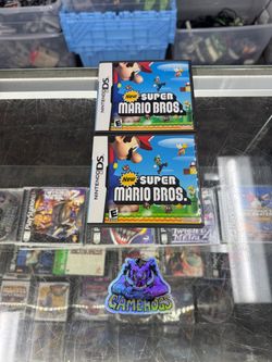 New Super Mario Bros DS $40 loose $45 case Gamehogs 11am-7pm