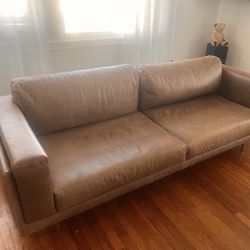 Dekalb Leather Sofa (85")