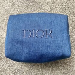 Christian Dior Pouch Novelty Denim 