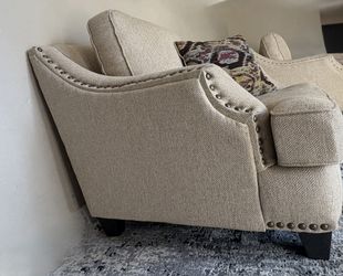 Large Loveseat Couch And Large Chair