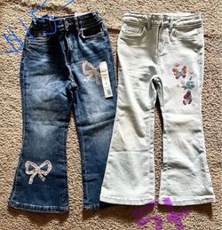 New Toddler girl flare jeans size 5t