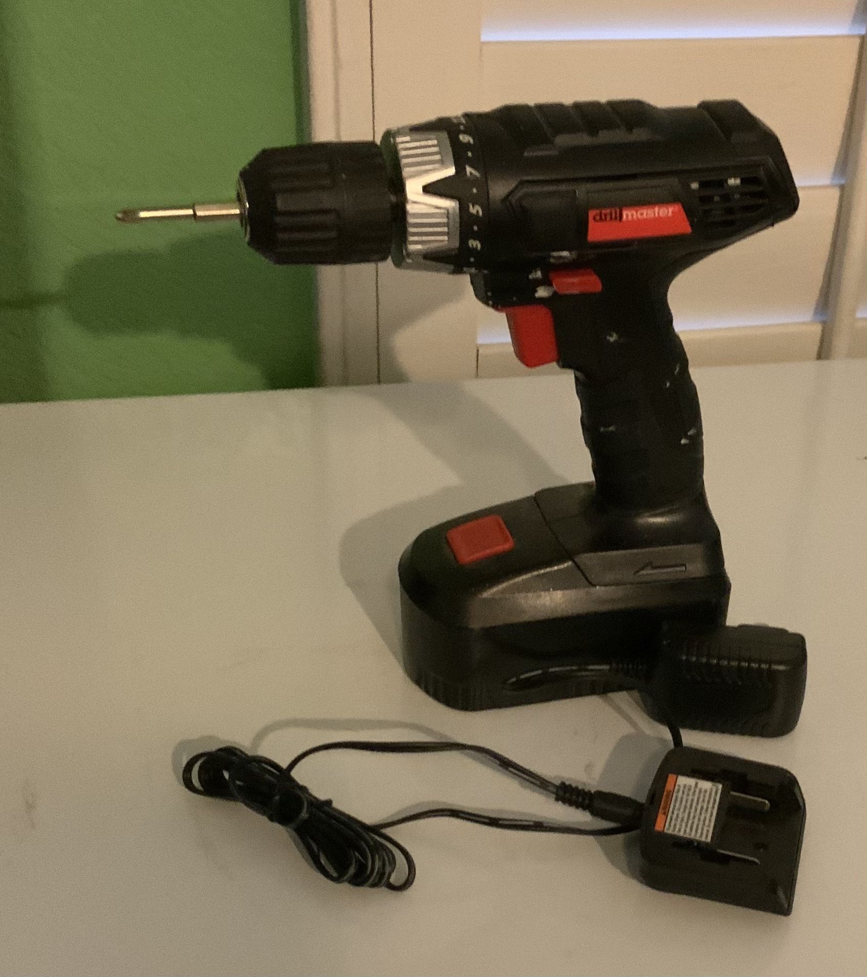 Drill Master Cordless Drill With Charger