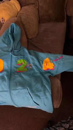 Disney 2024 Light Blue Zip-Up Hoodie