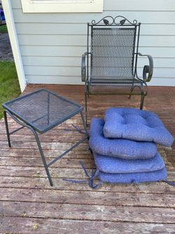 Steel patio furniture