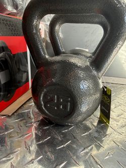 25.lbs x w kettlebells NEW