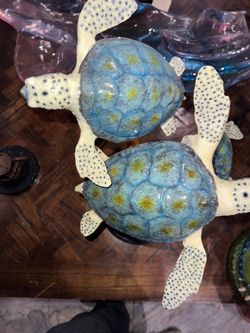 Bronze Three Turtle Statues 