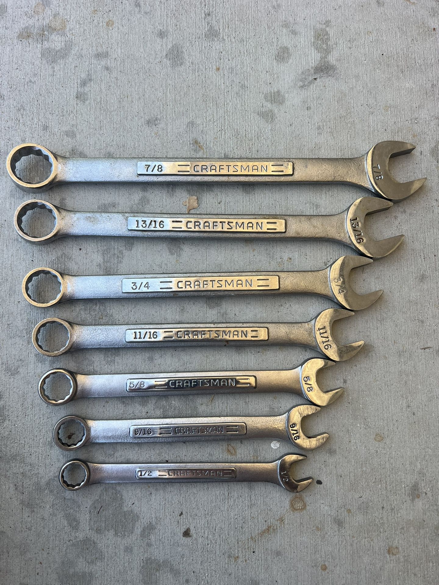 Craftsman SAE Wrenches USA