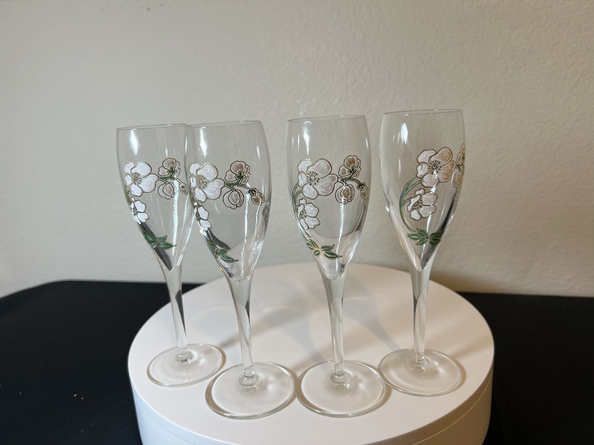 Vintage Perrier-Jouet Champagne Glasses-OBO