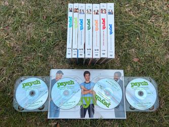 Psych, complete 8 seasons on DVD + the musical