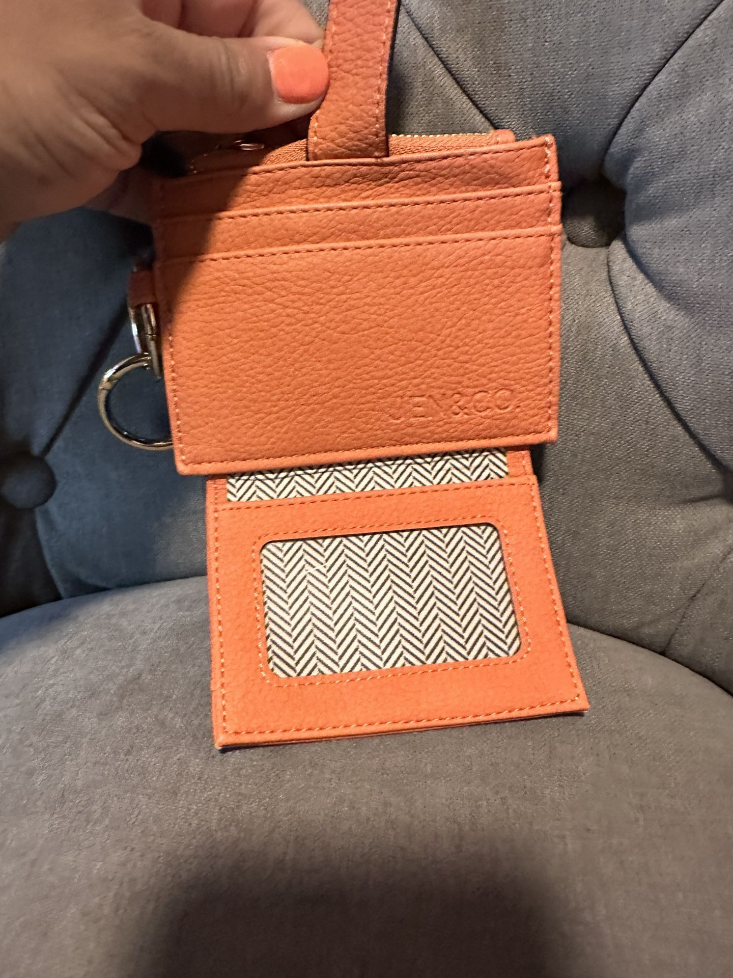 Card Wallet With Keychain