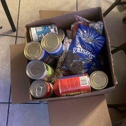 Free Canned goods,  beans, rice, etc