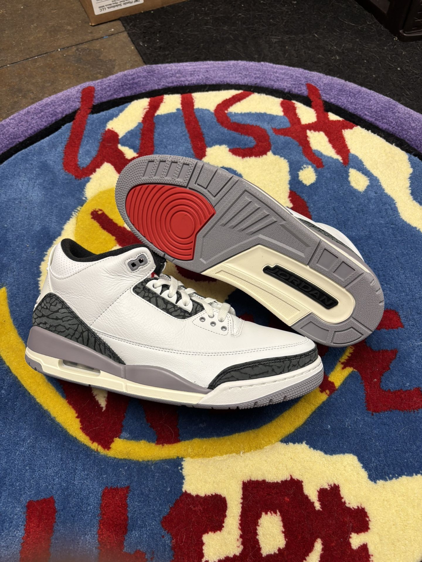 Air Jordan 3 Grey Cement 2024