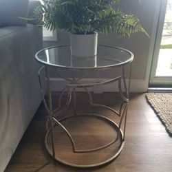 Accent Table - Glass Top