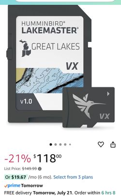 Humminbird 601002-1 LakeMaster - Great Lakes V1