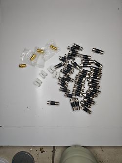 CPAN 10A 220V 2 Pin Push Quick Wire Cable Connector White Wiring Terminal
RCA Premium Coax in-Line F-Connectors
PPC Belden EX6PLUS RG-6 Snap & Seal