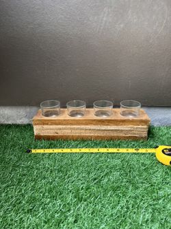Wood Candle Holder