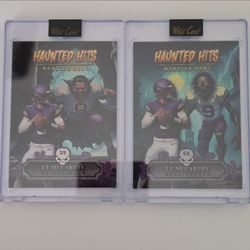 J.J. McCarthy Wild Card Haunted Hits Monster Hunt Card Lot