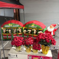 10’ Reindeer Christmas Inflatable 