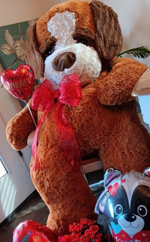 HUGE Stuffed Animal Dog