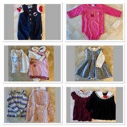 Assortment Of Infant/Toddler Clothes  Total 9 Items