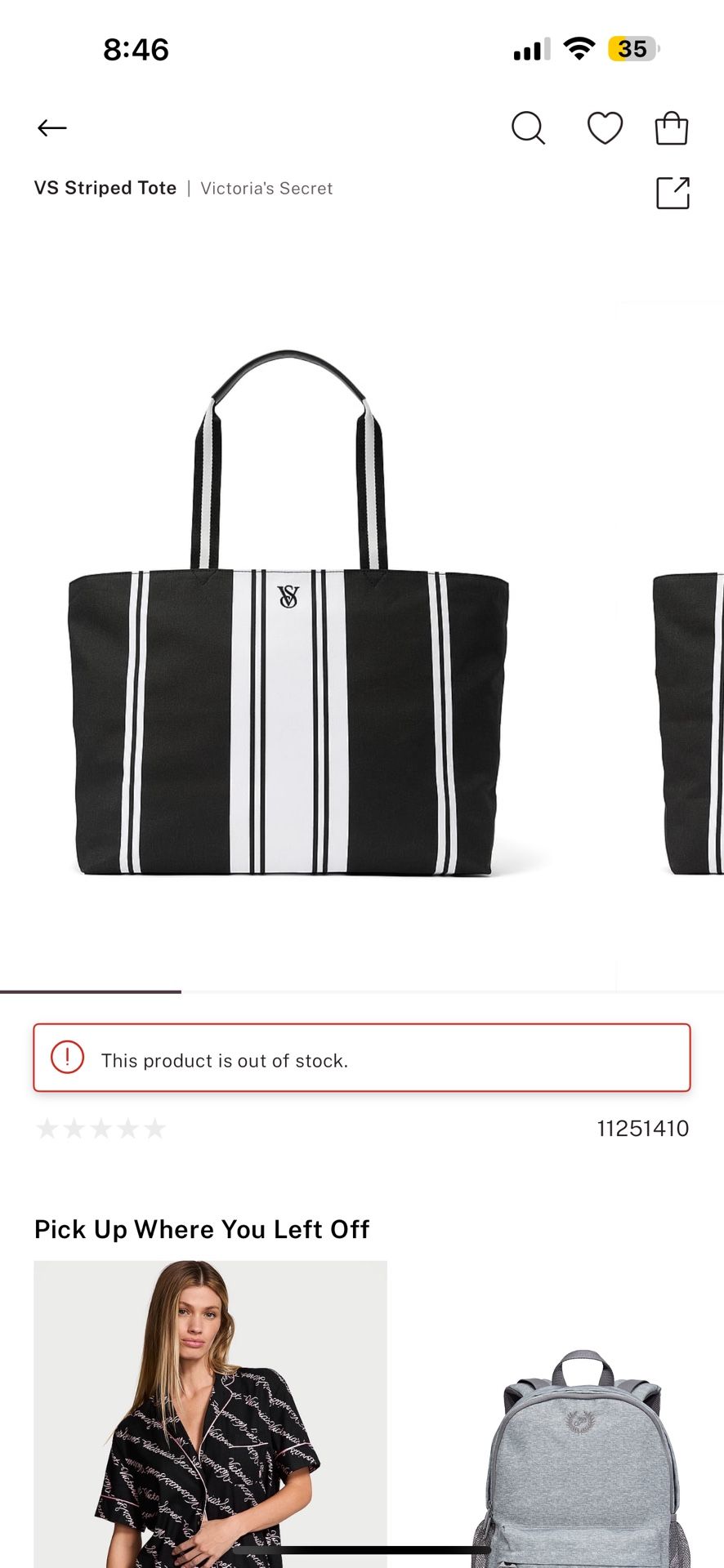 victoria secret tote bag