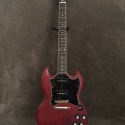 **EPIPHONE SG CLASSIC**USED BUT GREAT CONDITION(except For Old Bigsby Holes Below Bridge) P90 Pickups Tune-o-matic Bridge PLAYS AND FEELS GREAT