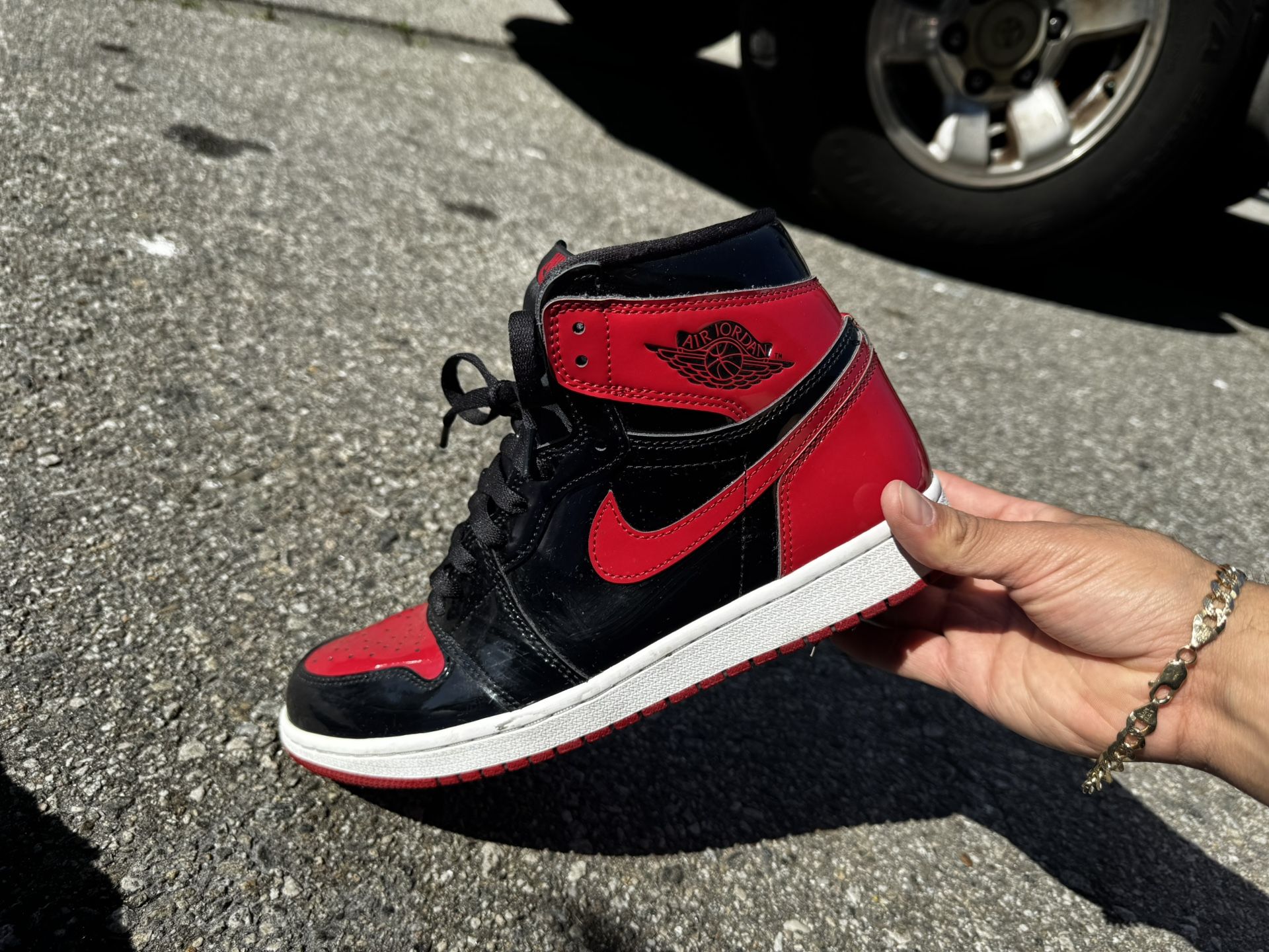Jordan Patent Red 1’s,All Products : American Fashion Style Bags On Sale