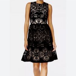 Brand new woman’s Tommy Hilfiger brand black lace mini dress up for sale 